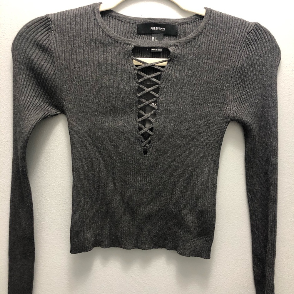 Crop sweater